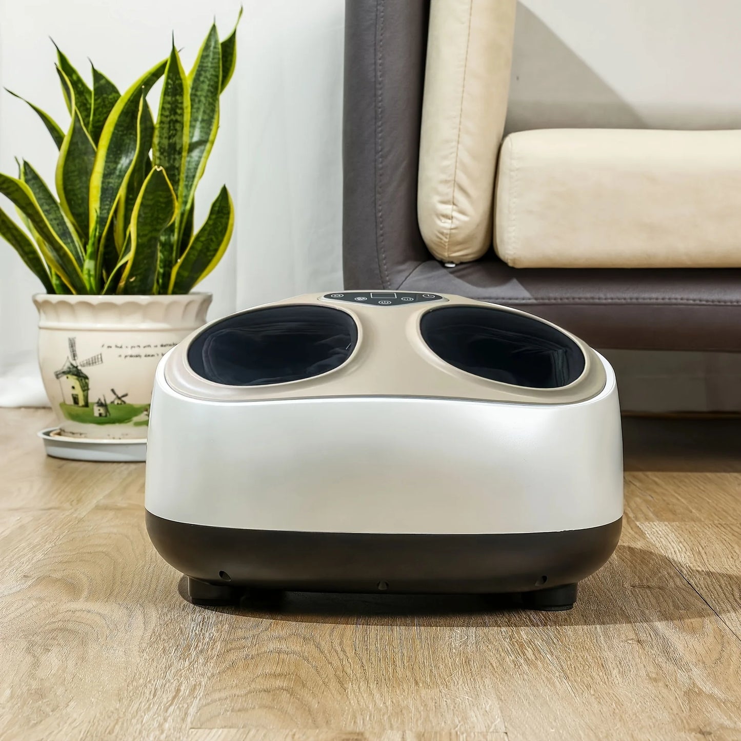 1 Piece Foot Massager with Hot Compress for Home Use Gift - Senior Support Goods