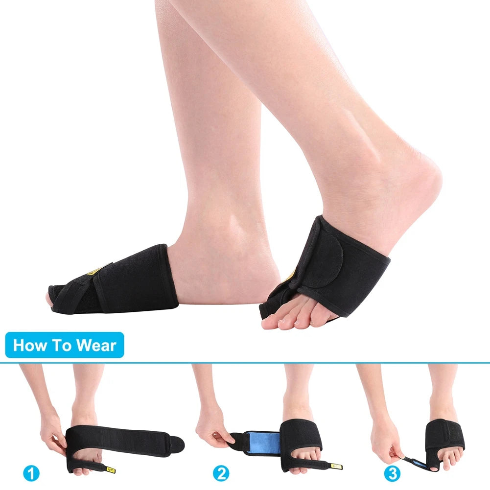 Bunion Correctors 1 Pair Adjustable Soft Bunion Splints Brace - Senior Support Goods