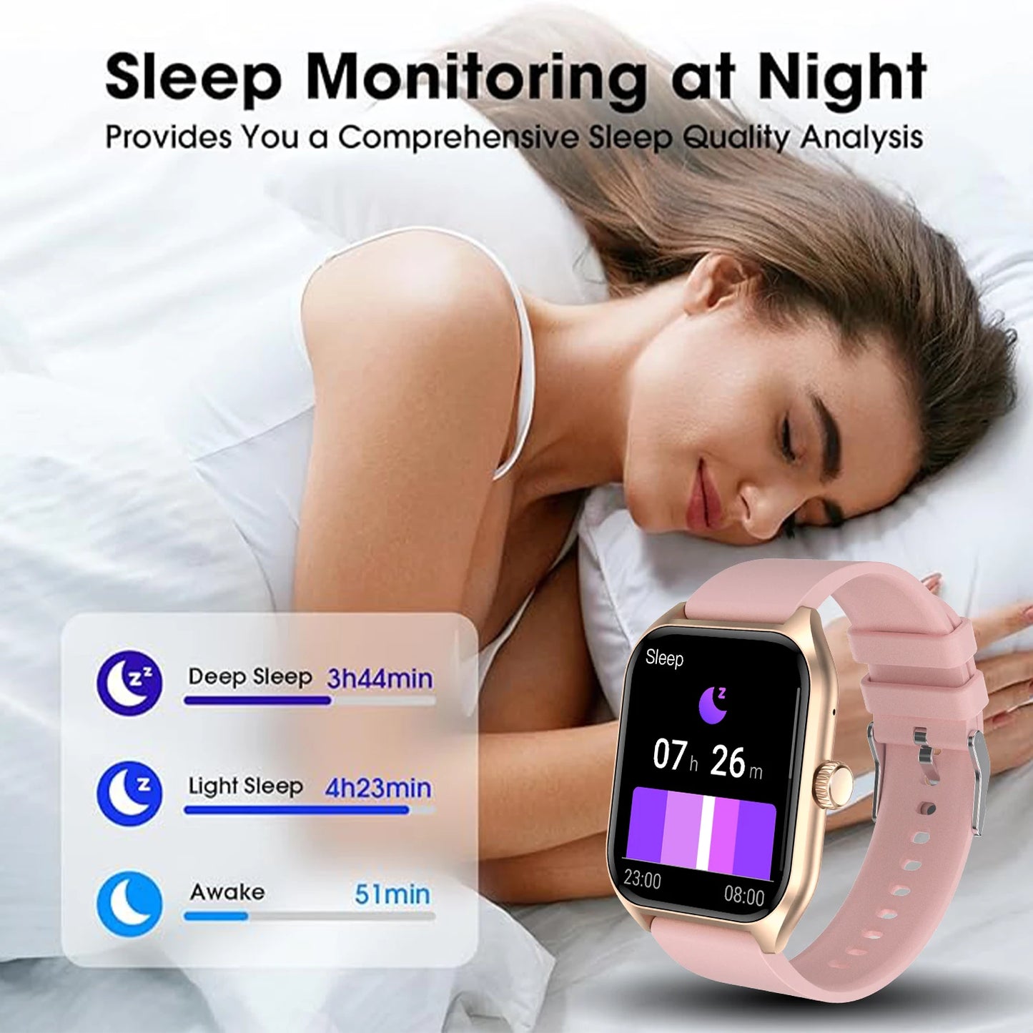 AI Voice Assistant Smart Watch for Men Women with HD Screen - Senior Support Goods