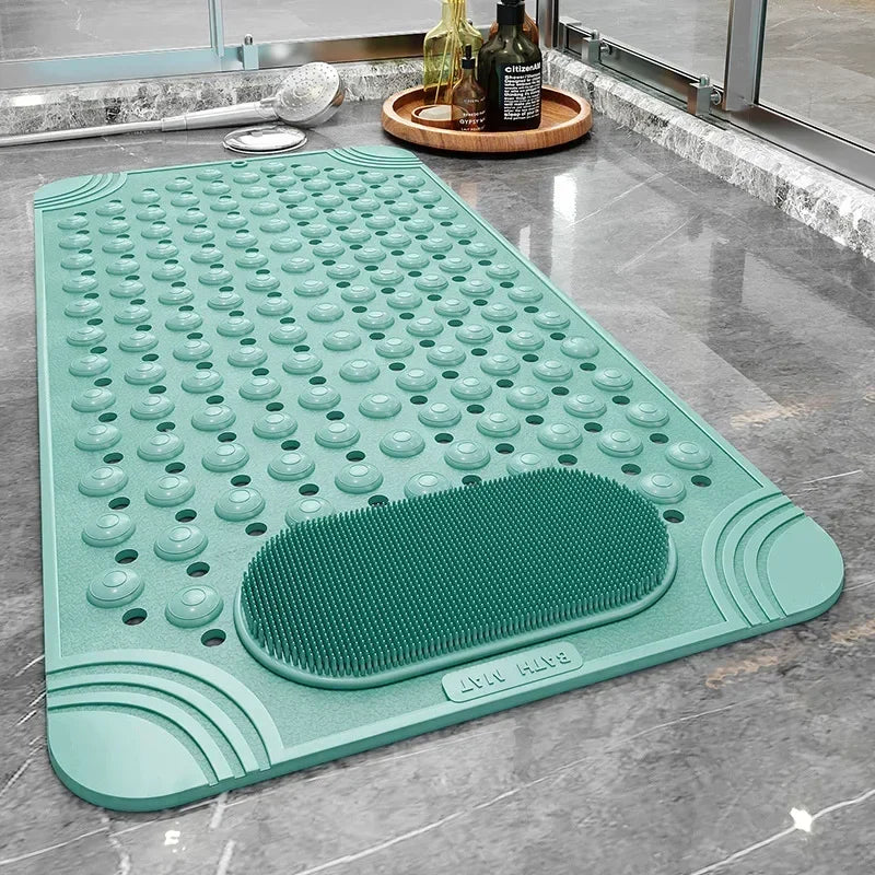 Shower Bath Mat Foot Massager with Non-Slip Suction Cups - Senior Support Goods