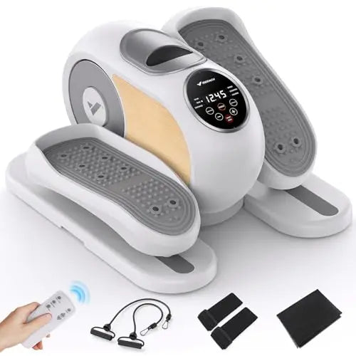 MERACH Under Desk Elliptical Machine Home Leg Exerciser - Senior Support Goods