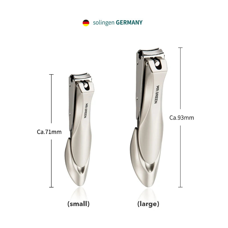 MR.GREEN Nail Clippers Stainless Steel Anti Splash Fingernail Cutter - Senior Support Goods