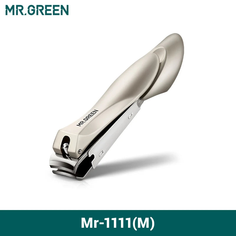 MR.GREEN Nail Clippers Stainless Steel Anti Splash Fingernail Cutter - Senior Support Goods