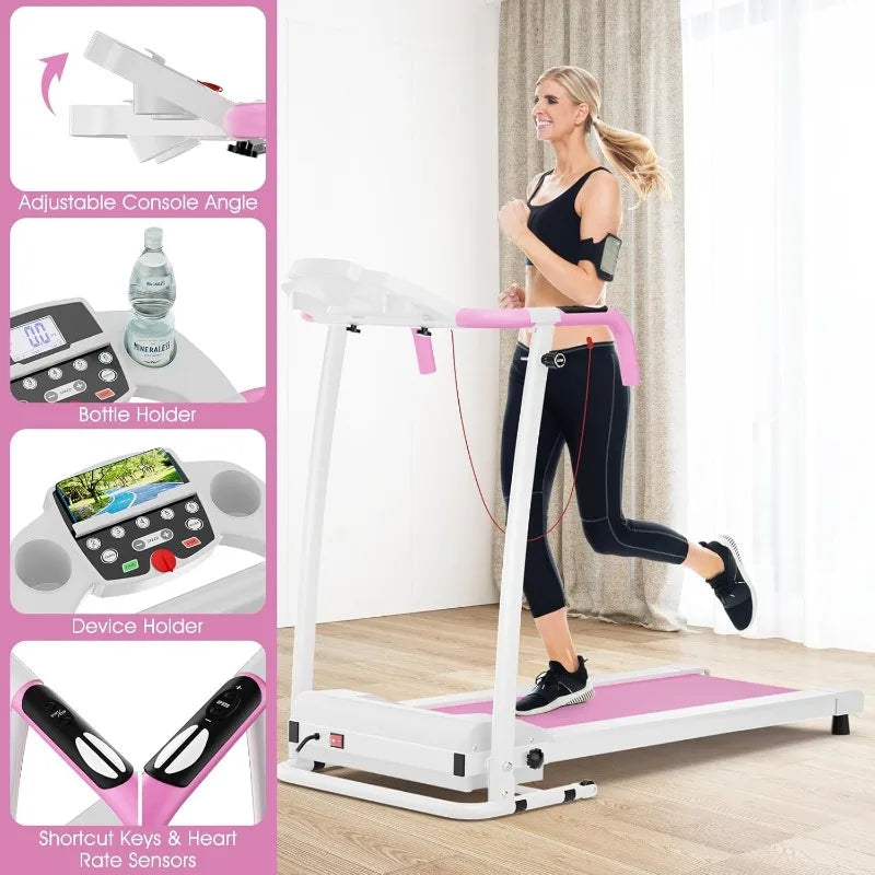 Foldable Treadmill, Portable Treadmill with 12 Preset Programs - Senior Support Goods