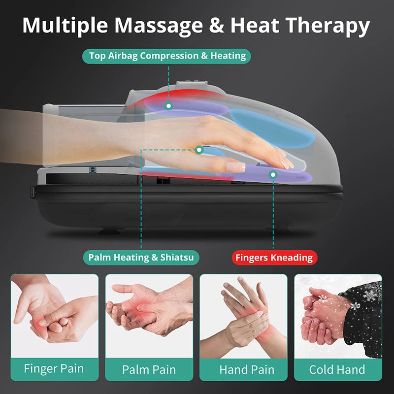 Wireless Electric Hand Massager for Arthritis and Muscle Relaxation - Senior Support Goods