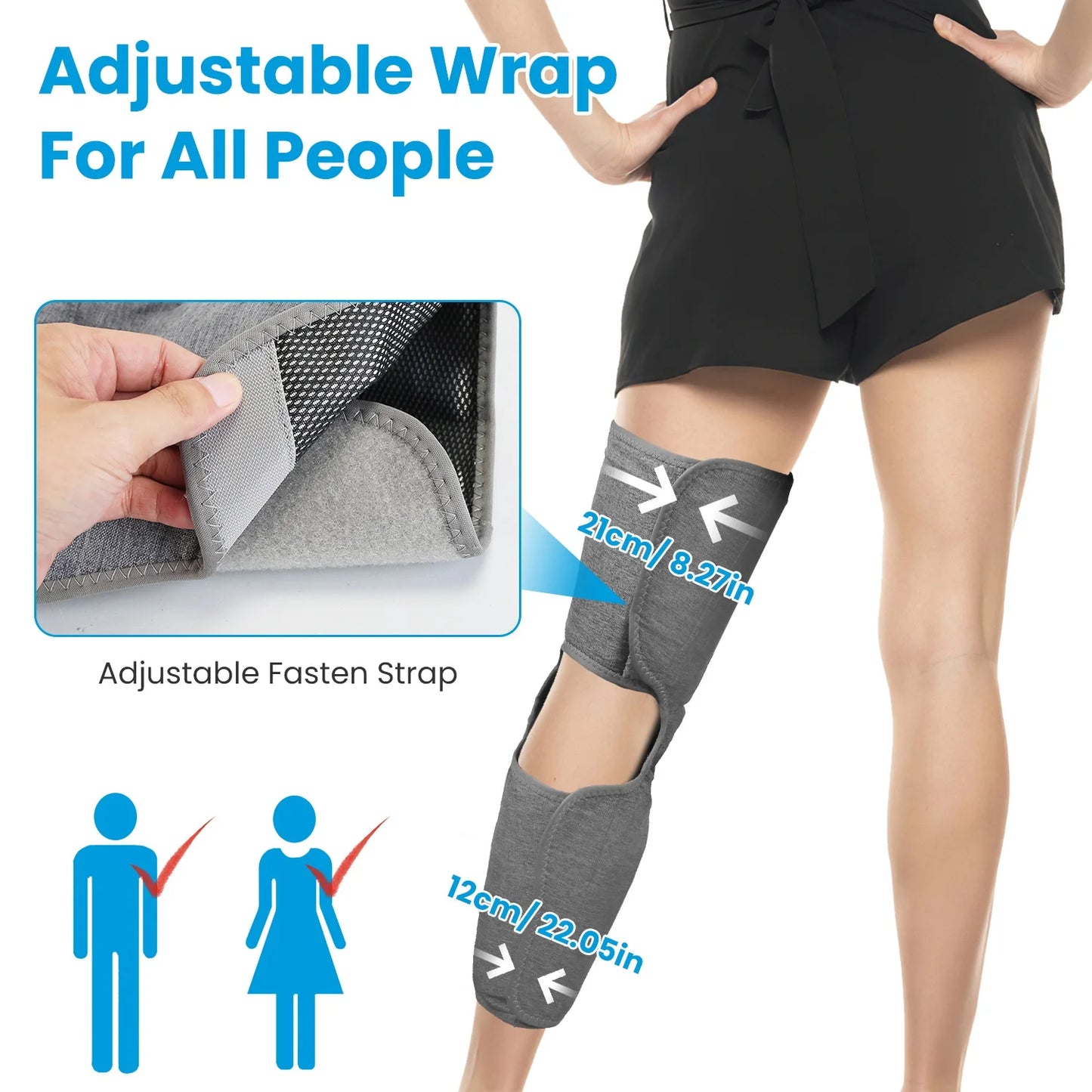 Smart Leg Massager Airbag Kneading Vibration Calf Massage Device - Senior Support Goods