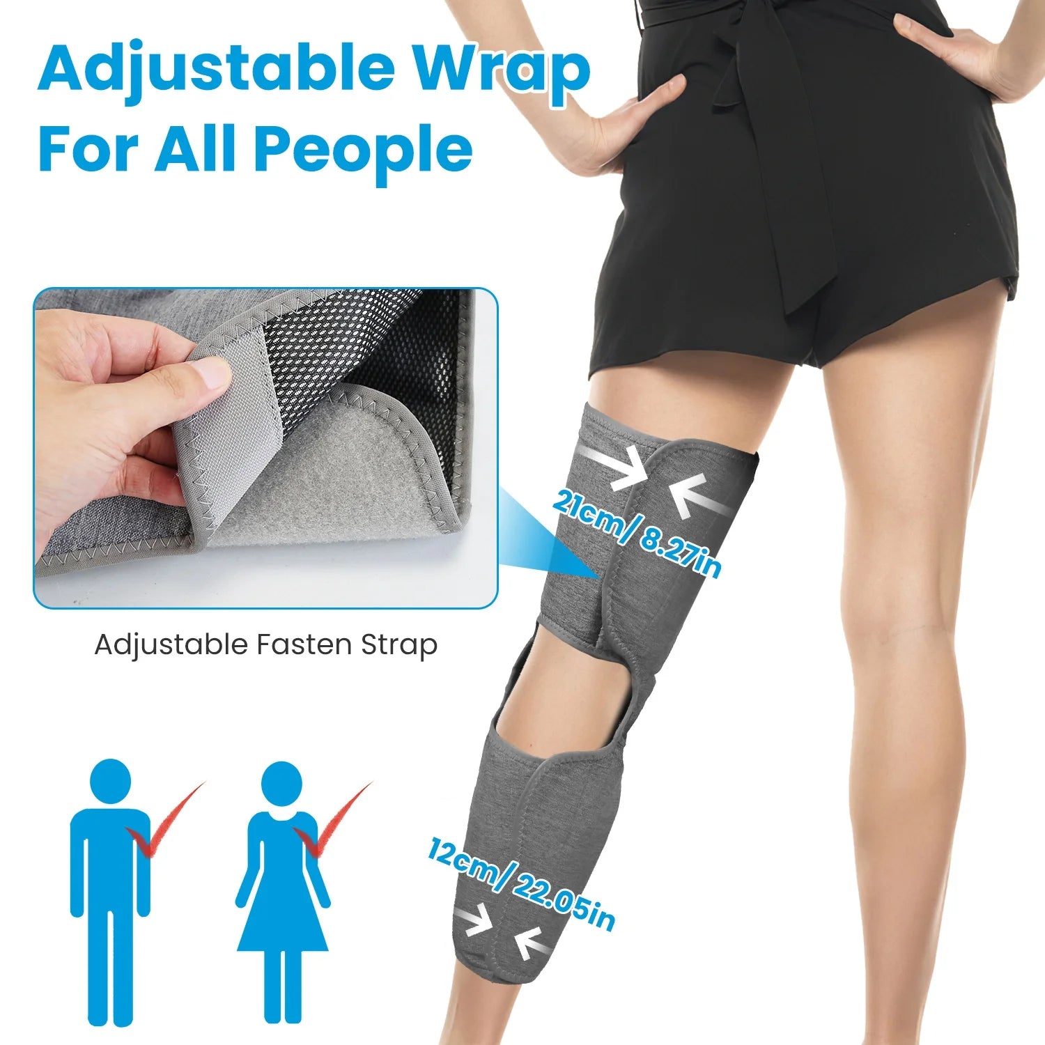 Smart Leg Massager Airbag Kneading Vibration Calf Massage Device - Senior Support Goods