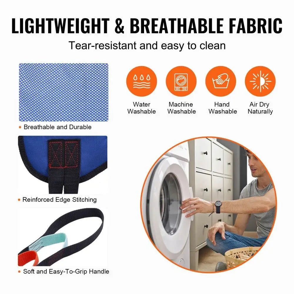 Heavy Duty Full Body Patient Lift Sling with Commode Opening - Senior Support Goods