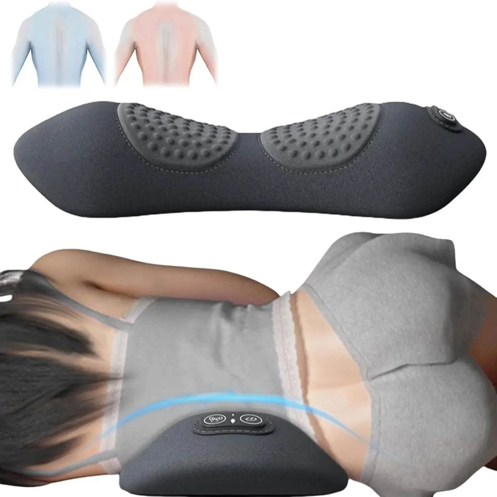 Massager Cervical Pillow Lumbar Pillow Hot Compress Massage - Senior Support Goods