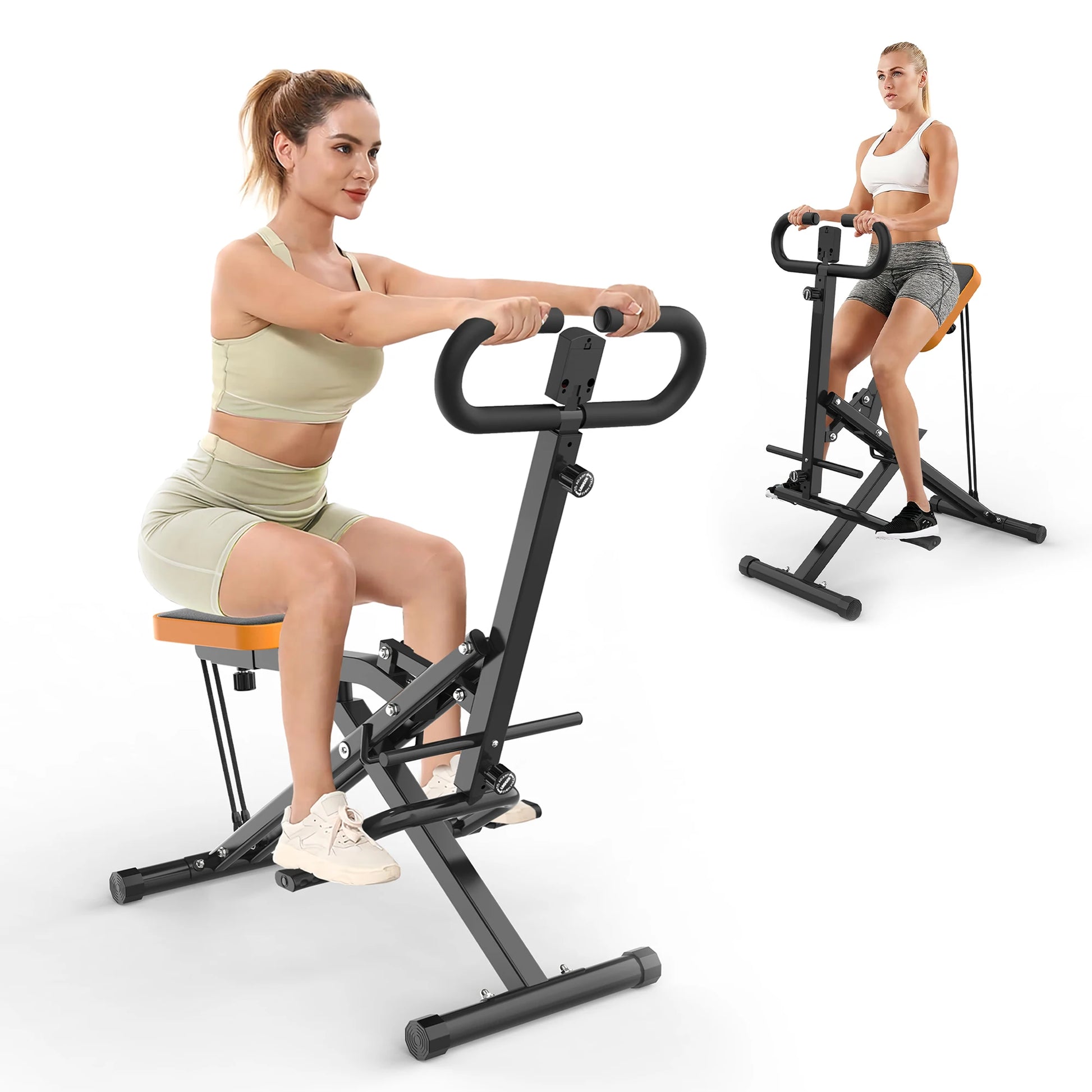 Squat Machine for Gluteus Maximus Training with Foldable Resistance Band - Senior Support Goods