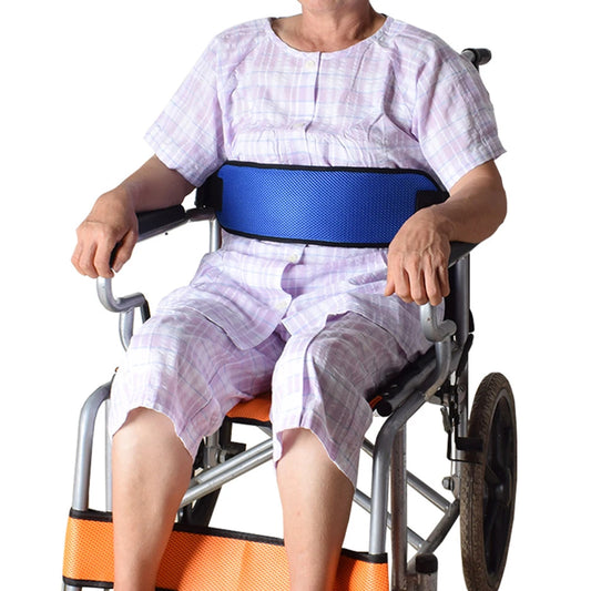 Wheelchair Safety Belt Safety Harness Quick Release Strap for Elderly Patients - Senior Support Goods