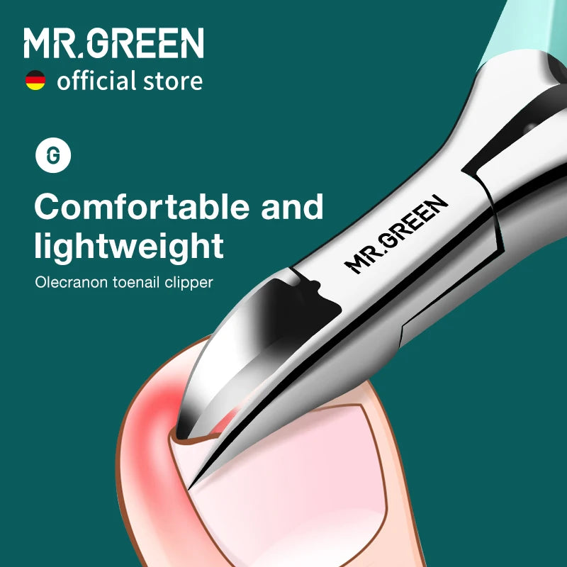 MR.GREEN Ingrown Nail Clippers Toenail Cutter Stainless Steel - Senior Support Goods