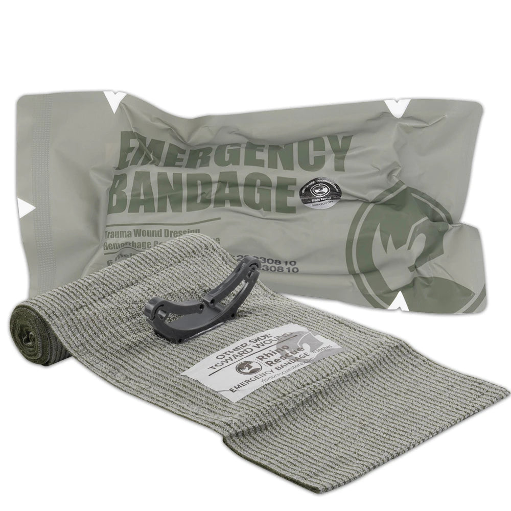 Rhino Rescue 4/6 Inch Israeli Emergency Bandage Trauma Dressing - Senior Support Goods
