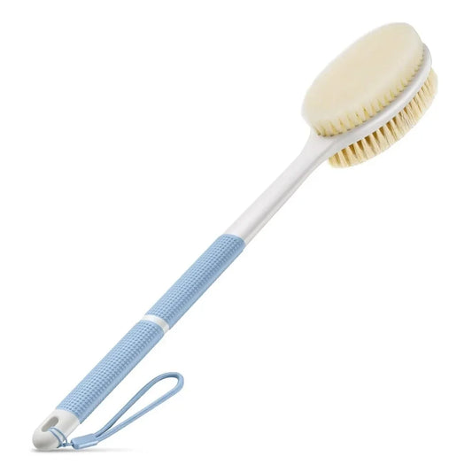 Non-Slip Back Scrubber For Shower Long Handle Bristles Exfoliant - Senior Support Goods
