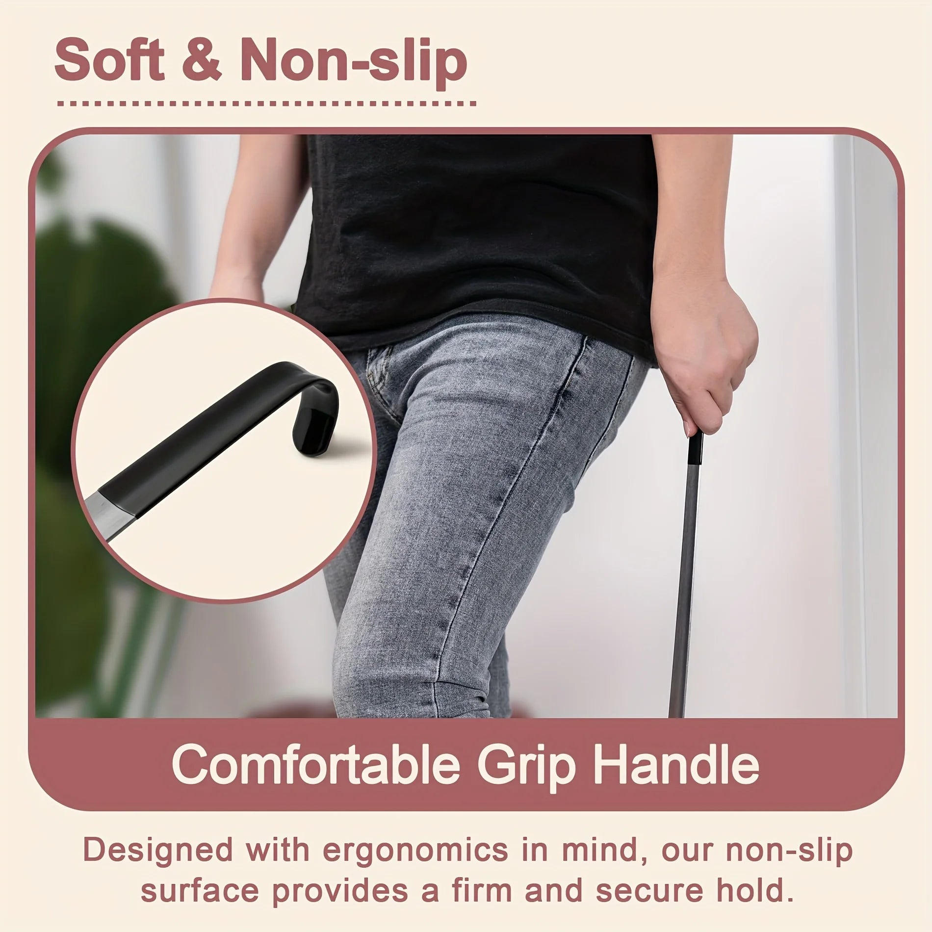 Extra Long Shoe Horn Long Handle For Seniors And Kids - Senior Support Goods