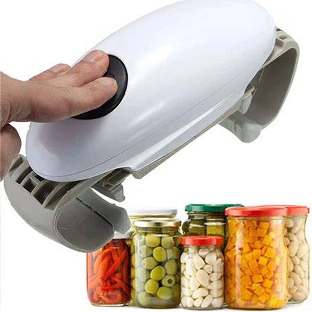 Electric Can Opener Easy to Open Cans and Bottles Battery Operated - Senior Support Goods