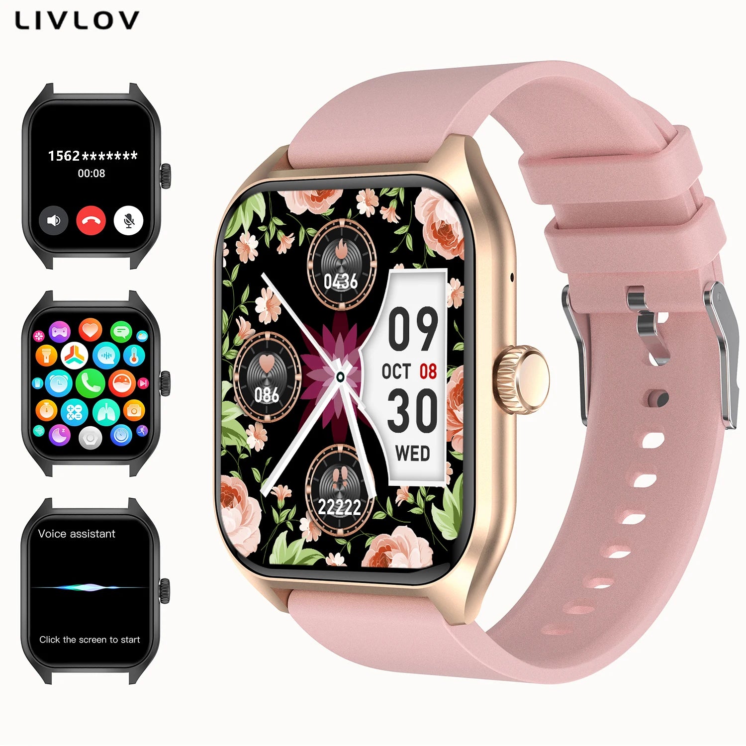 AI Voice Assistant Smart Watch for Men Women with HD Screen - Senior Support Goods