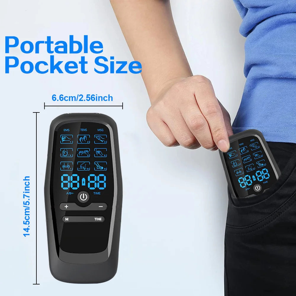 Upgrade Electric Pulse Massager Tens Unit for Pain Relief - Senior Support Goods