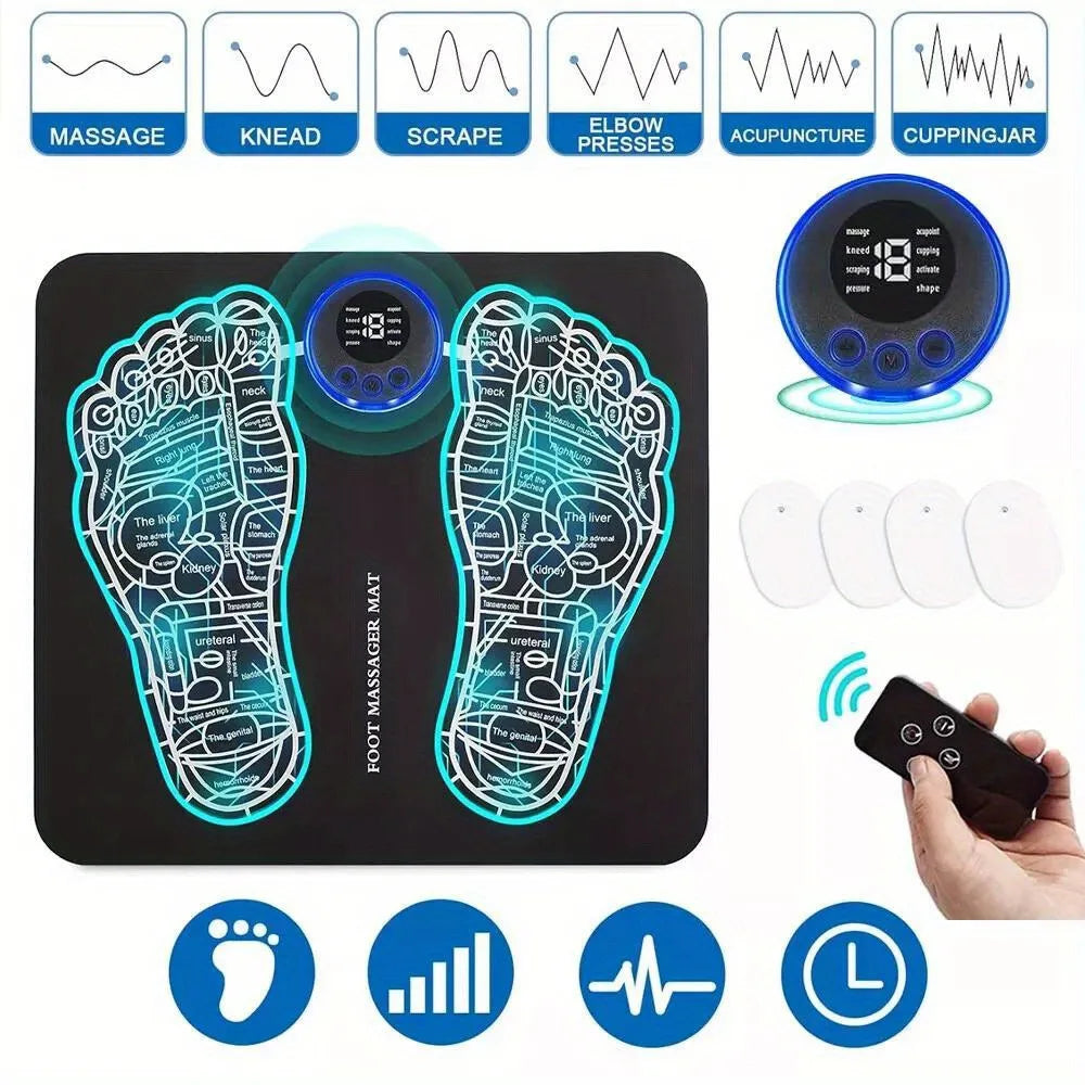 Get Relief with This Electric EMS Foot and Leg Massager - Senior Support Goods