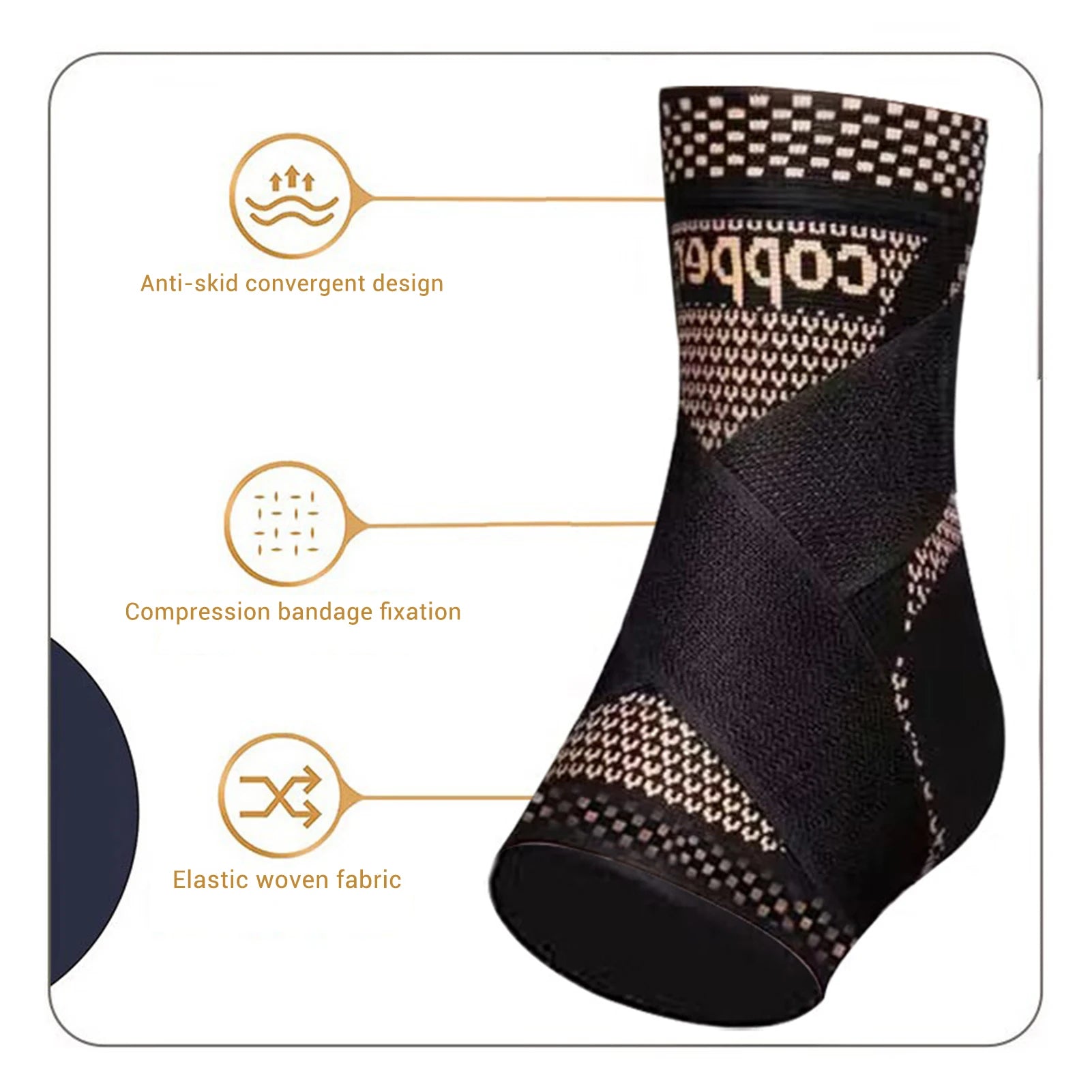 Ankle Brace Support Wrap Fitness Exercise Foot Joint Protector - Senior Support Goods