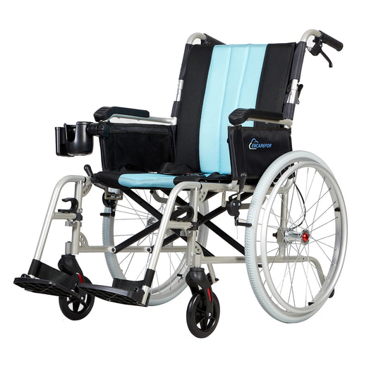 5.8KG Magnesium Ultra Lightweight Wheelchair 20 Inch Wide - Senior Support Goods