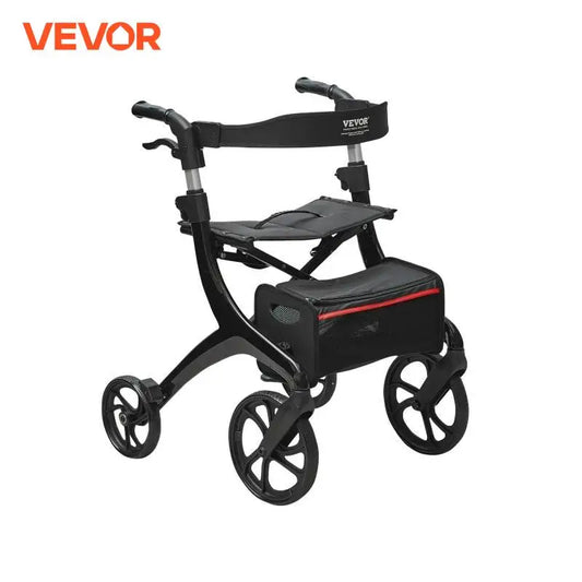 VEVOR Folding Rollator Walker for Seniors and Adults - Senior Support Goods