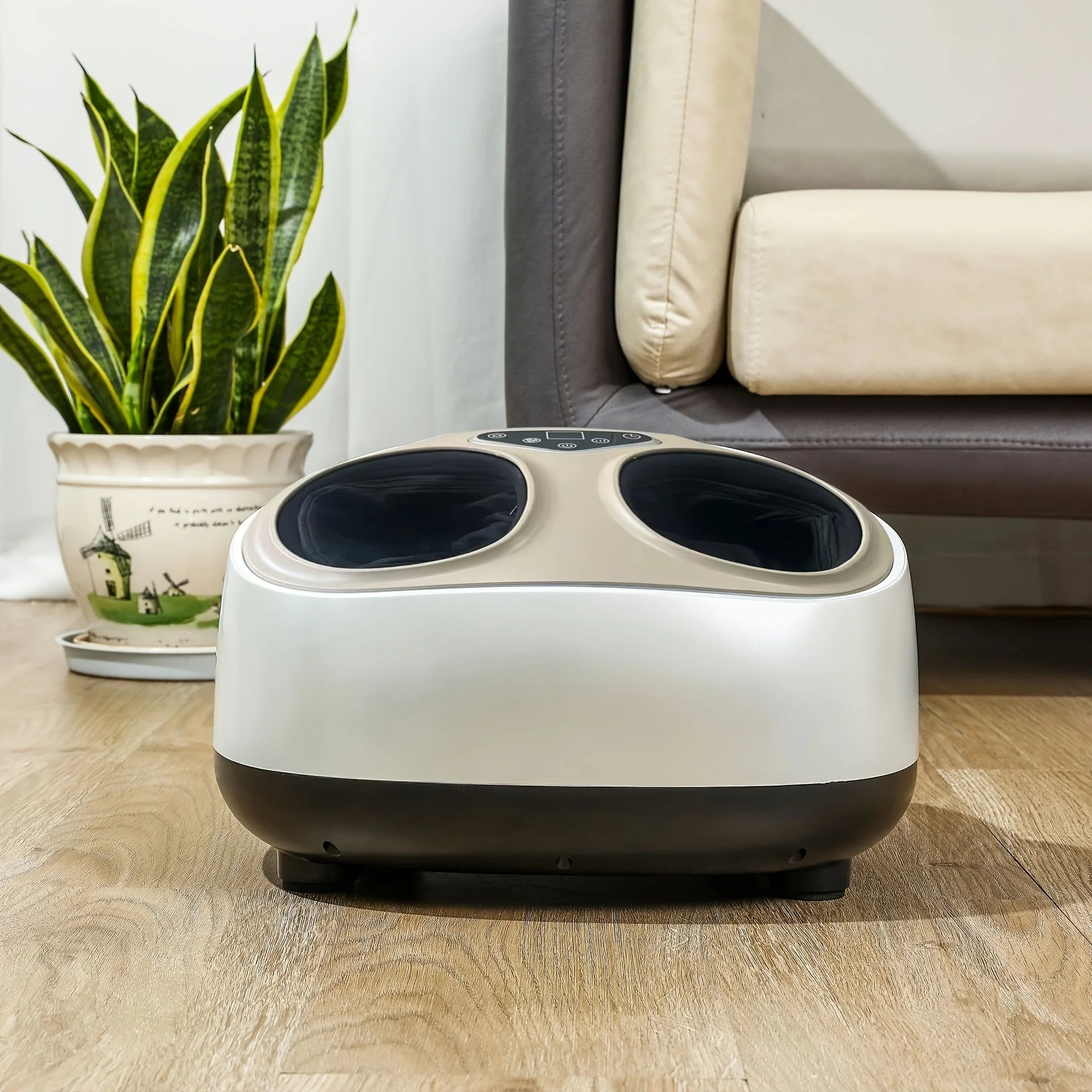 1 Piece Foot Massager with Hot Compress for Home Use Gift - Senior Support Goods