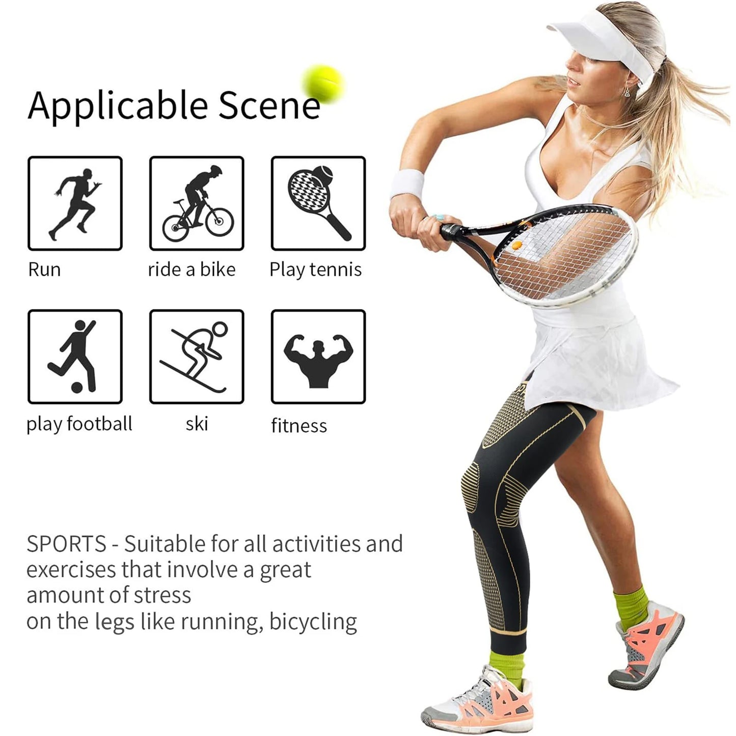 COPPER 2 Pieces Of Kneepad For Knee Pain Relief Support - Senior Support Goods