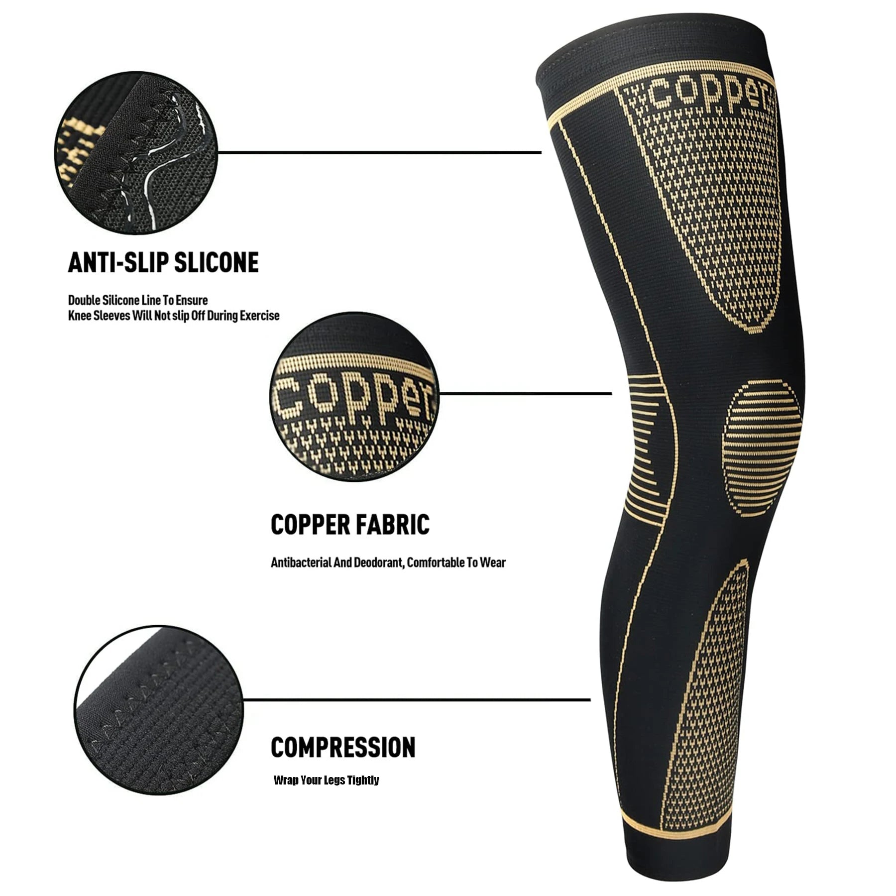 COPPER 2 Pieces Of Kneepad For Knee Pain Relief Support - Senior Support Goods