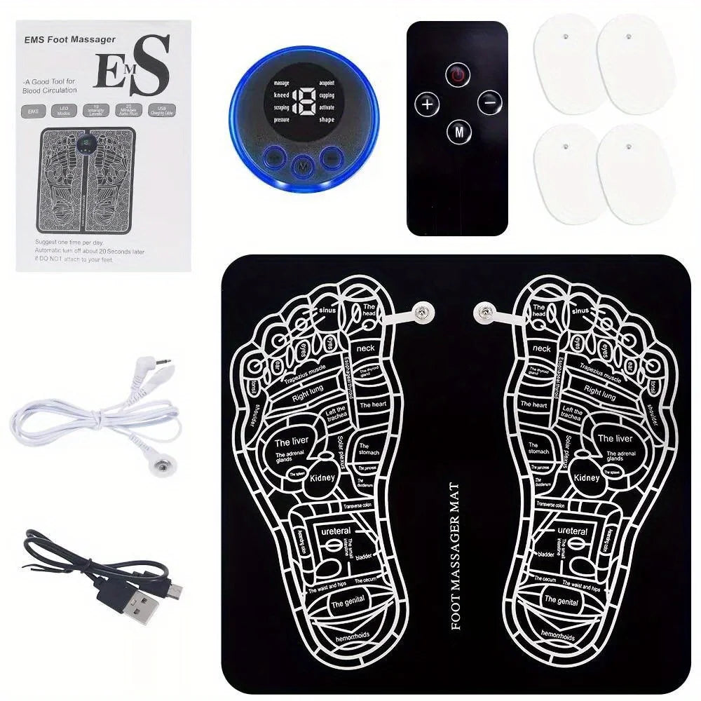 Get Relief with This Electric EMS Foot and Leg Massager - Senior Support Goods