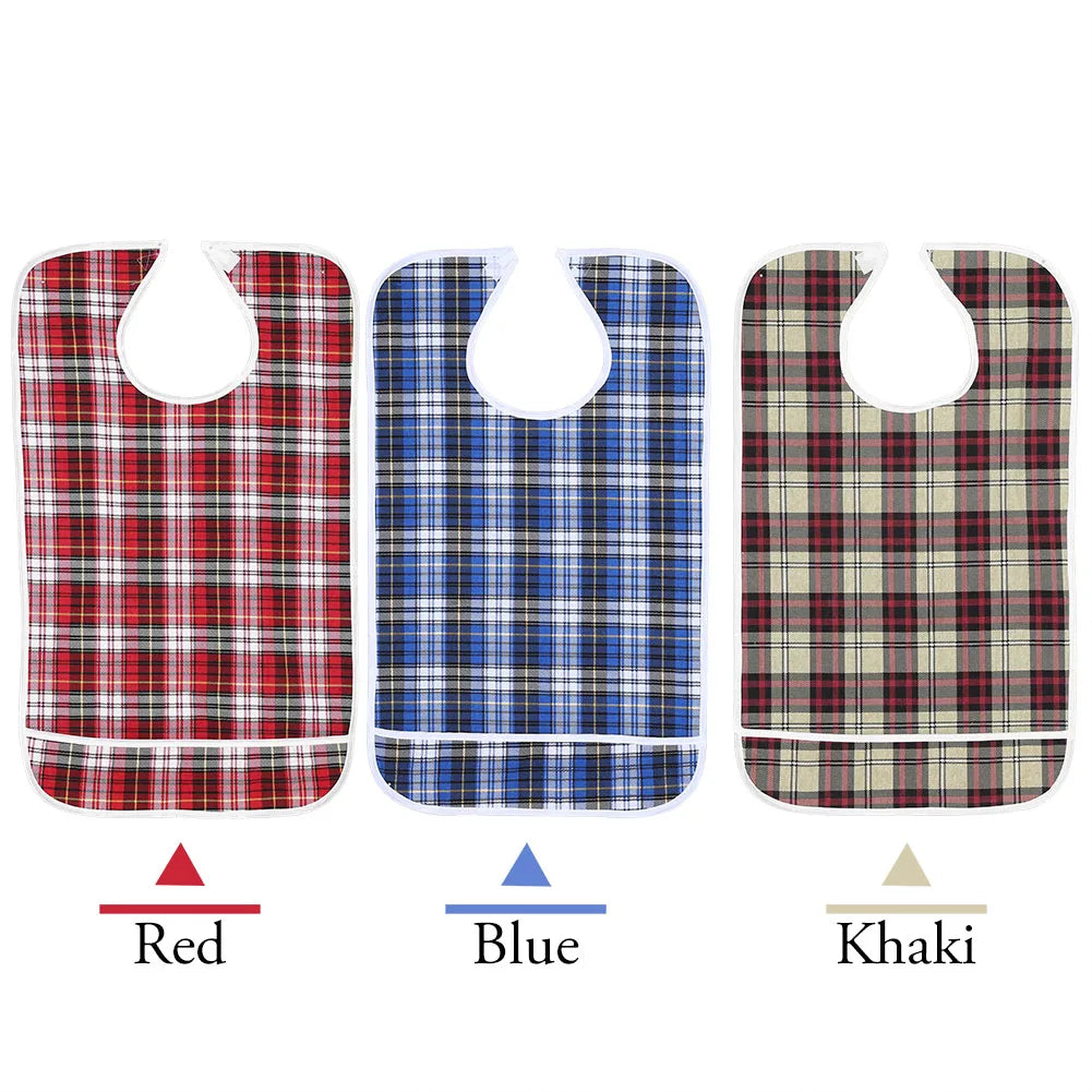 Clothing Protector Bib Adult Bib Waterproof Elder Mealtime Aid - Senior Support Goods