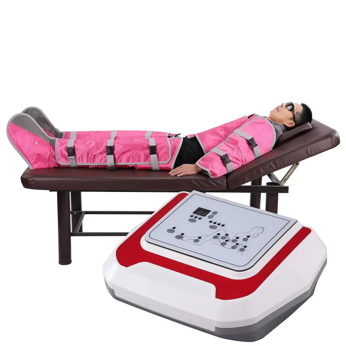 Pressotherapy Machine Purple Lymphatic Massage Device High-Precision - Senior Support Goods