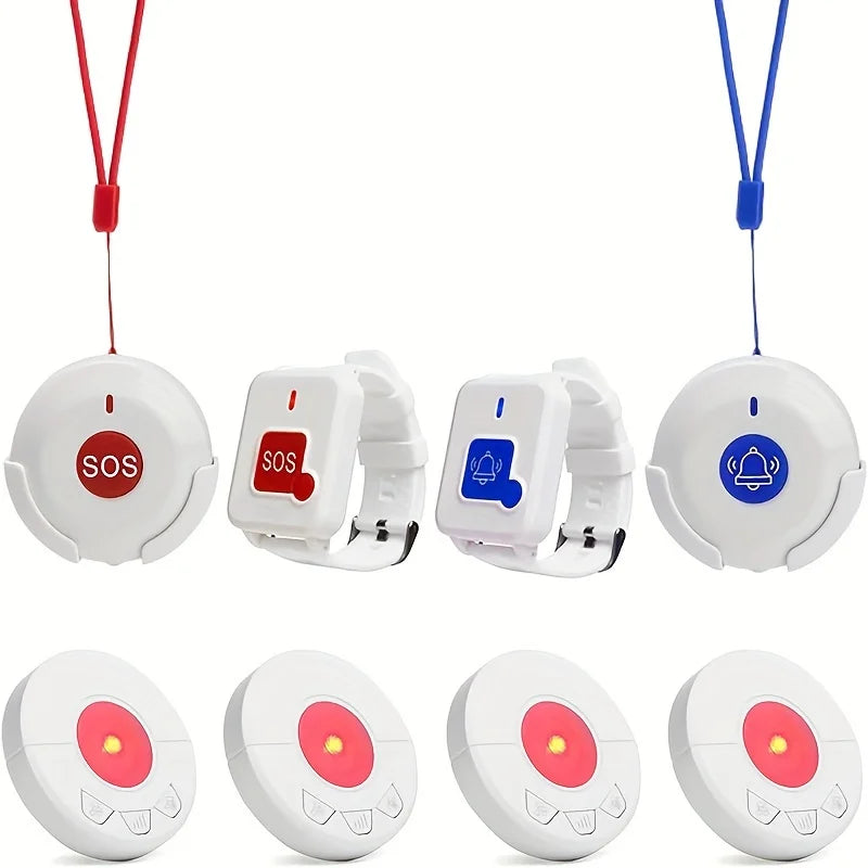 Caregiver Pager Alert Button For Seniors At Home Medical Alert - Senior Support Goods