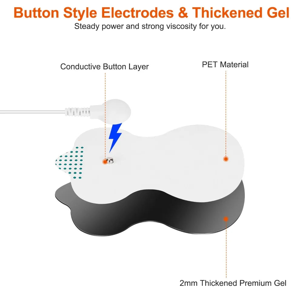 Electric Muscle Stimulator Dual Channels Pulse Massager Pain Relief Therapy Tens Device - Senior Support Goods