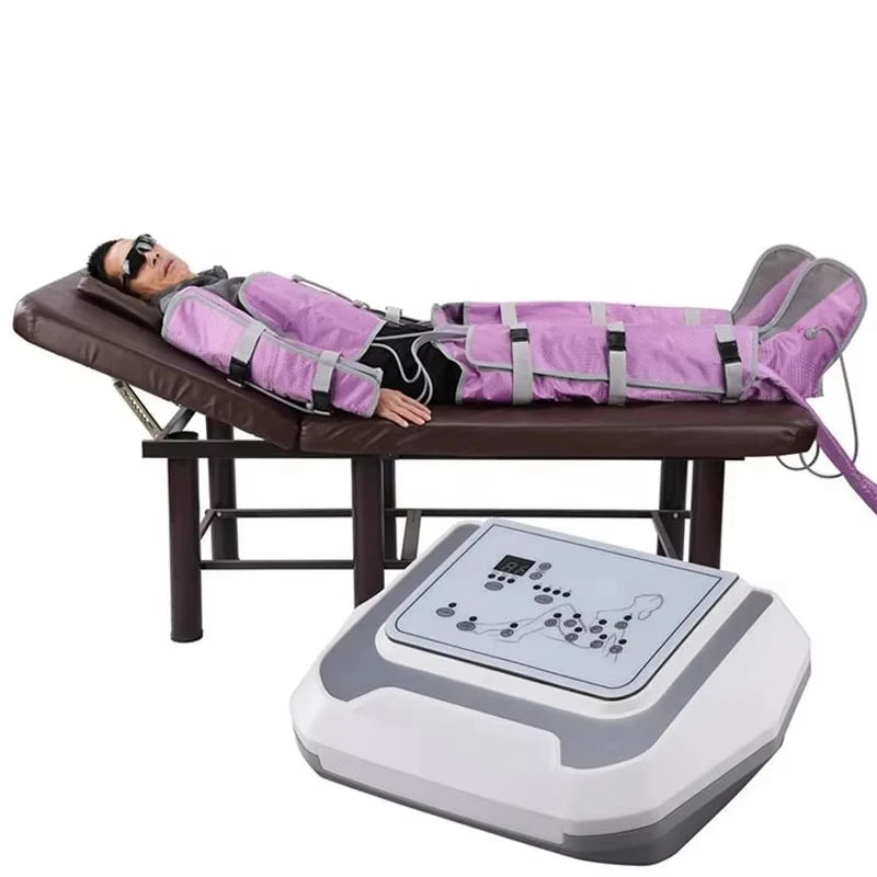 Pressotherapy Machine Purple Lymphatic Massage Device High-Precision - Senior Support Goods