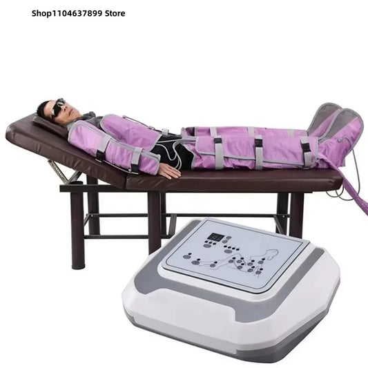 Pressotherapy Machine Purple Lymphatic Massage Device High-Precision - Senior Support Goods