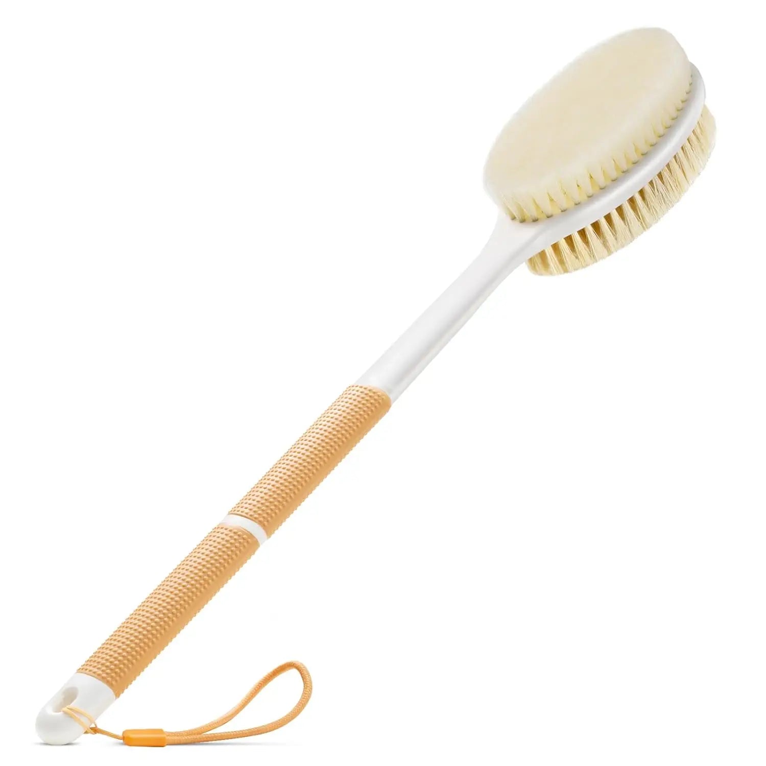 Non-Slip Back Scrubber For Shower Long Handle Bristles Exfoliant - Senior Support Goods