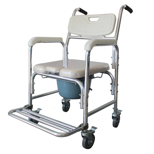 Multifunction Heavy Duty Memory Foam Cushion Commode Chair - Senior Support Goods