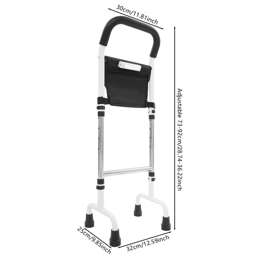 Standing Aid Rail Adjustable Height with Light Stable Bed - Senior Support Goods