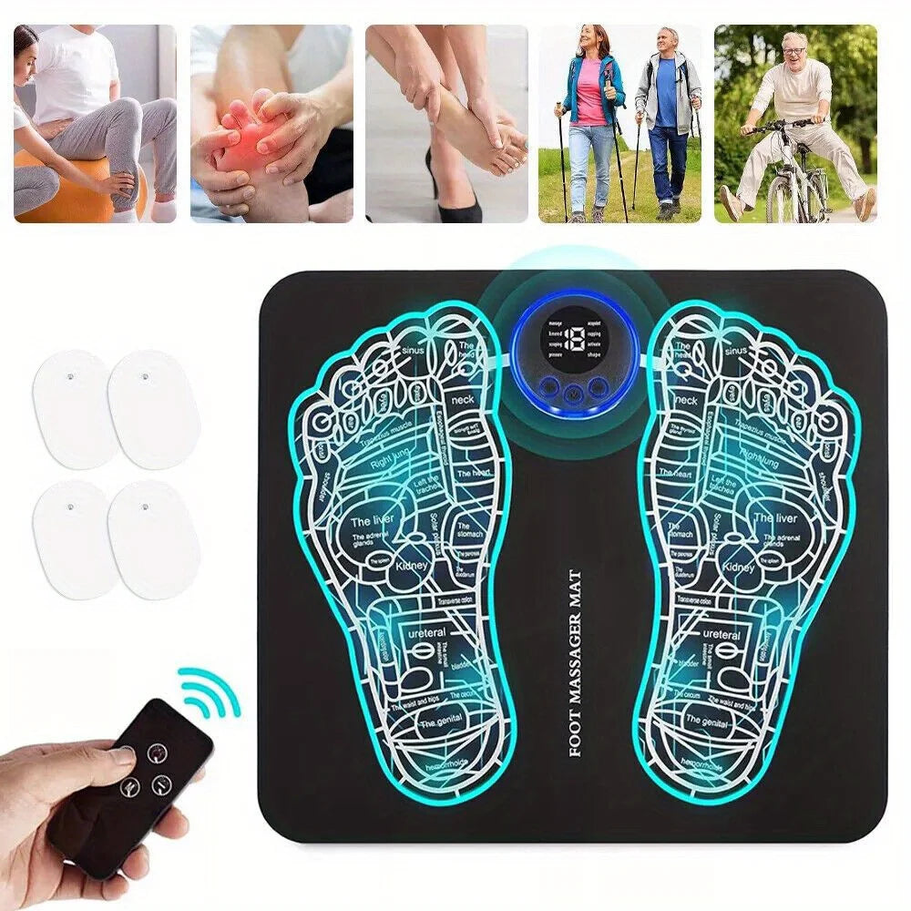 Get Relief with This Electric EMS Foot and Leg Massager - Senior Support Goods