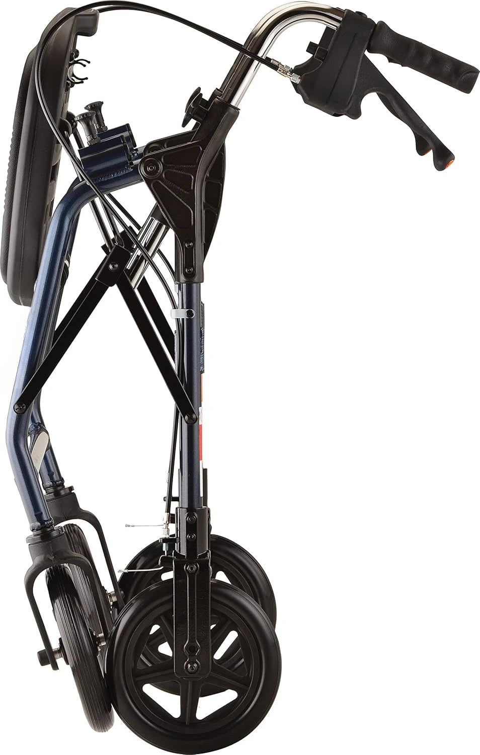 Mighty Mack Heavy Duty Rollator Walker 500 lb Capacity Blue - Senior Support Goods