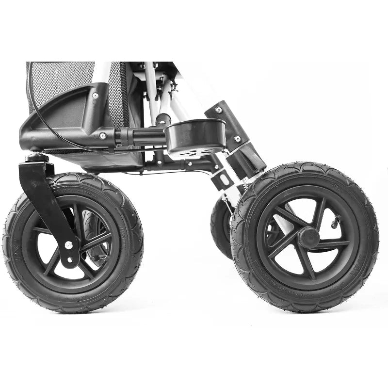 All Terrain Walkers for Seniors with Pneumatic Tires and Seat - Senior Support Goods