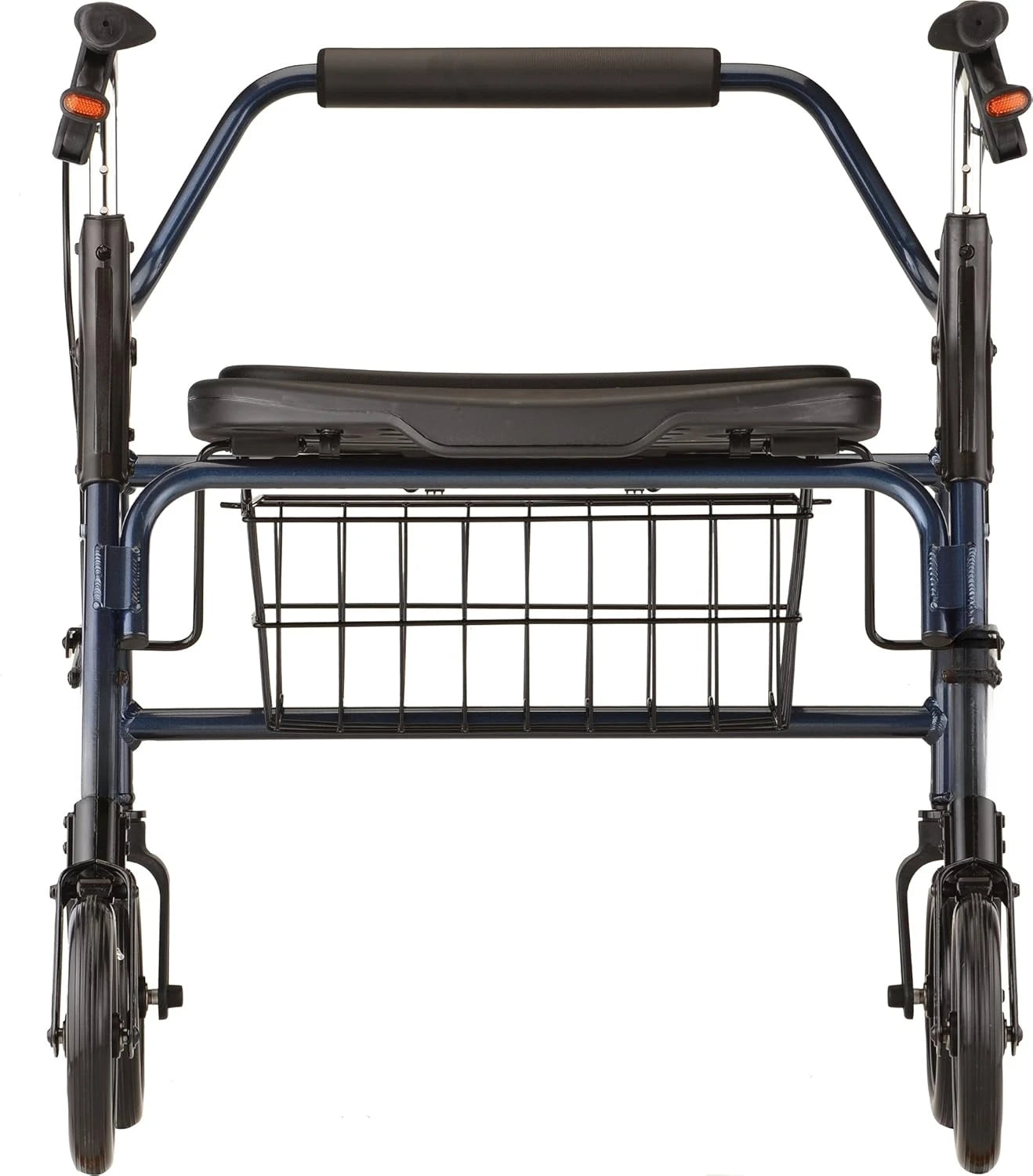 Mighty Mack Heavy Duty Rollator Walker 500 lb Capacity Blue - Senior Support Goods