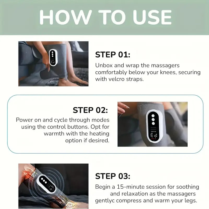 Calf Massager Air Wave Electric Air Pressure Leg Beauty Instrument - Senior Support Goods