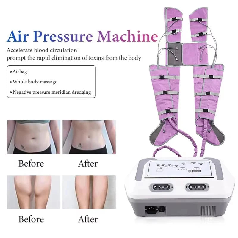 Pressotherapy Machine Purple Lymphatic Massage Device High-Precision - Senior Support Goods