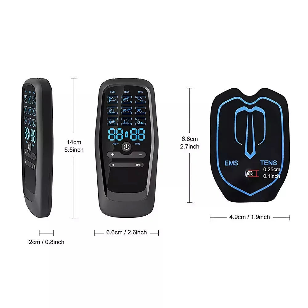 Upgrade Electric Pulse Massager Tens Unit for Pain Relief - Senior Support Goods