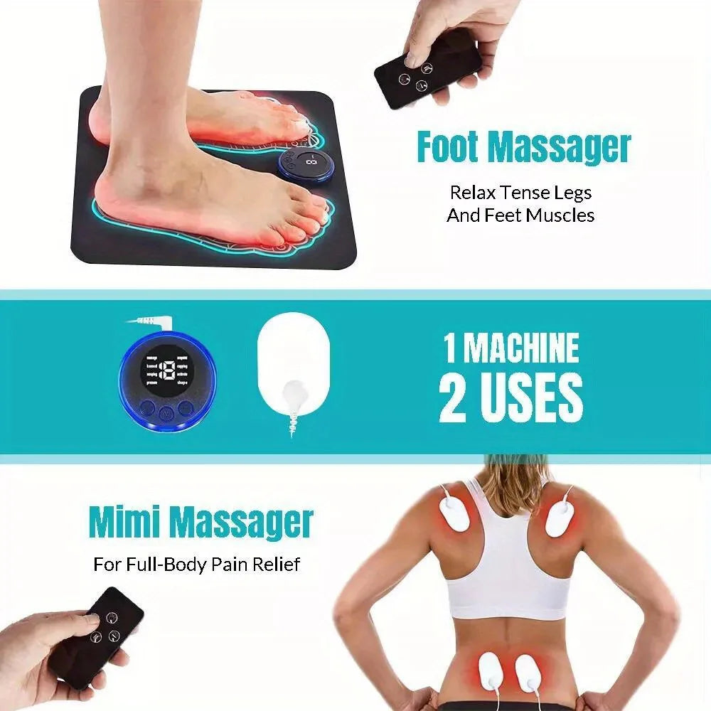 Get Relief with This Electric EMS Foot and Leg Massager - Senior Support Goods