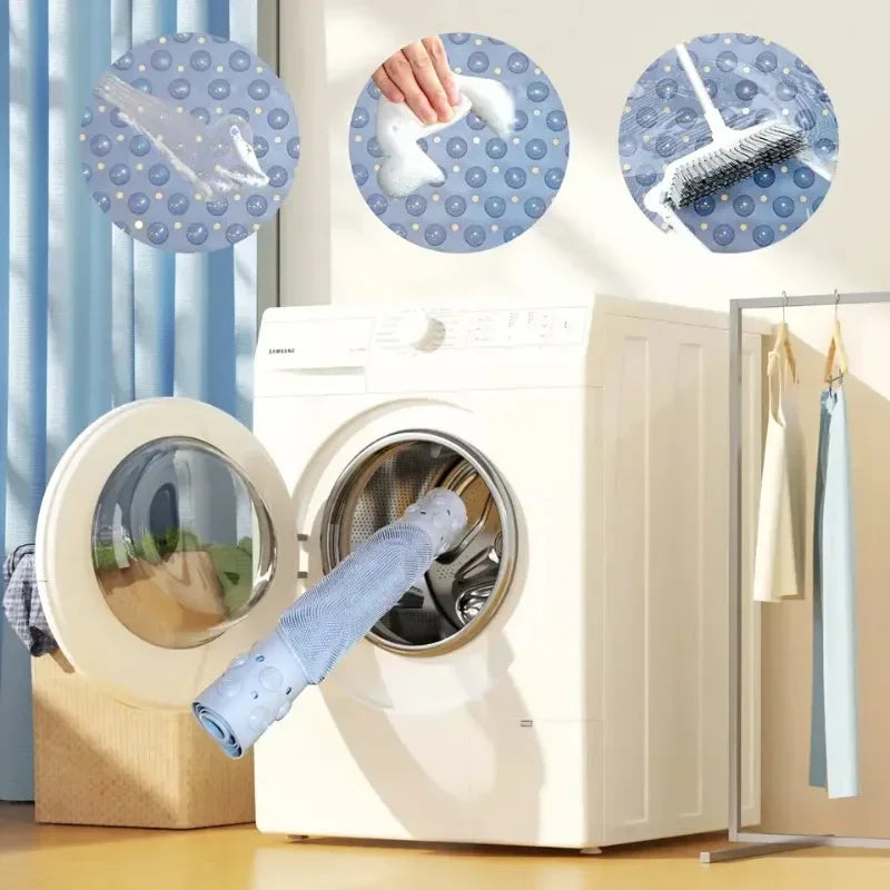 Shower Bath Mat Foot Massager with Non-Slip Suction Cups - Senior Support Goods