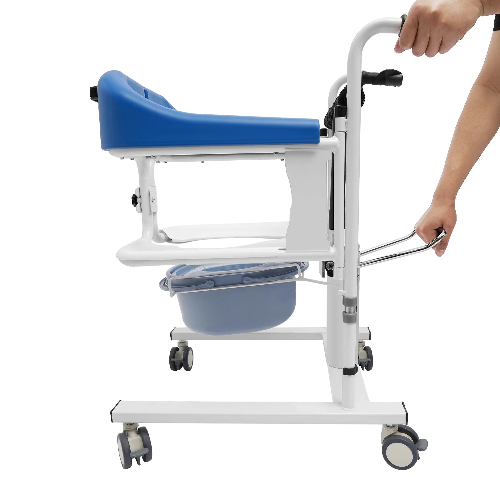 Hydraulic Patient Lifting Wheelchair for Home Transport - Senior Support Goods
