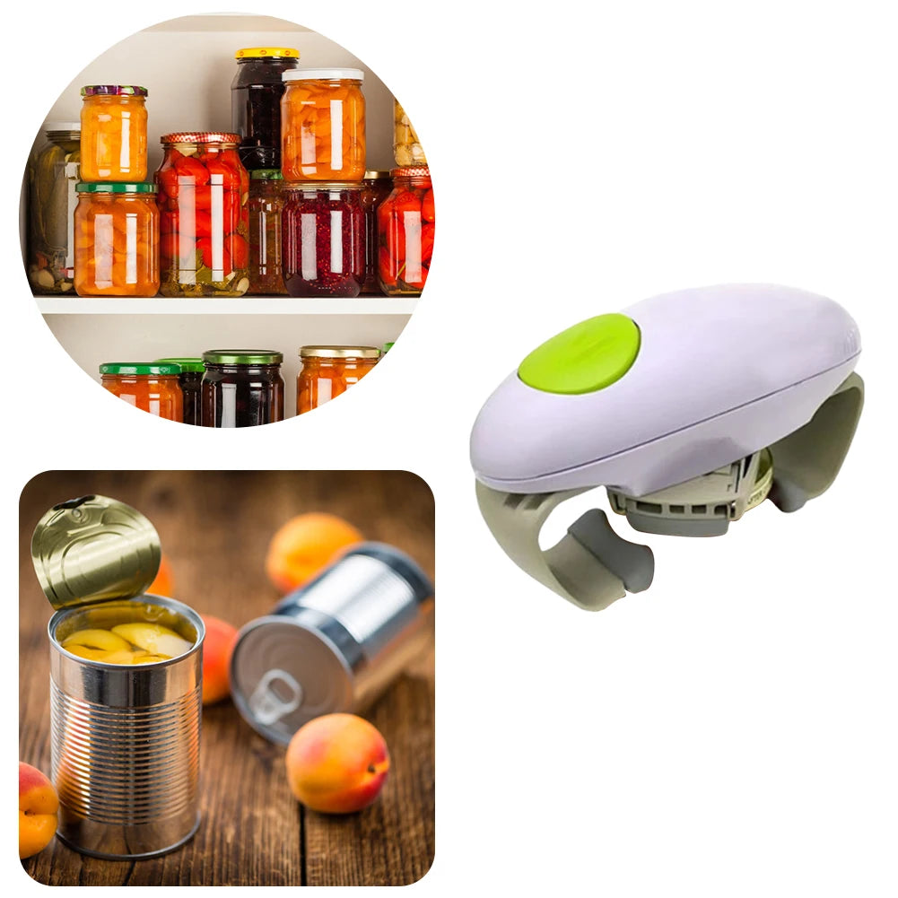 Electric Can Opener Easy to Open Cans and Bottles Battery Operated - Senior Support Goods